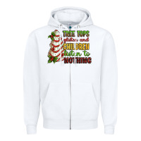 White Tree tops glisten and children listen to nothing Zipper Hoodie - RanaPortraitStore
