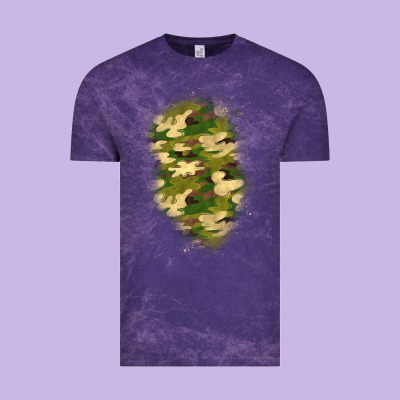 Camouflage Patch 1 Vintage Tee Designed By Bundleandbundleshop