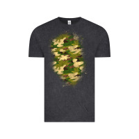 Vintage Black camouflage patch 1 Vintage Tee - BundleAndBundleShop