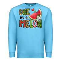 Ocean Blue one in a melon watermelon Premium Sweatshirt - Jasminsmagicworld