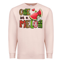 Pale Pink one in a melon watermelon Premium Sweatshirt - Jasminsmagicworld