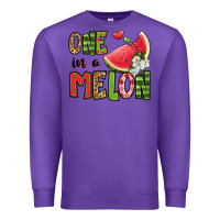 Purple one in a melon watermelon Premium Sweatshirt - Jasminsmagicworld