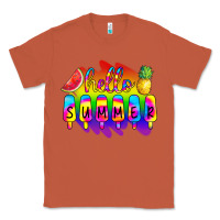 Copper Hello Summer Tie Dye Classic Tee - CowCowDesign