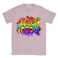 Lilac Hello Summer Tie Dye Classic Tee - CowCowDesign