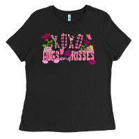 Xoxo Hugs And Kisses Valentine's Day Ladies Tee | Teevron