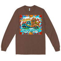 Chestnut happy thanksgiving Long Sleeve Tee - CowhideDigitalArt