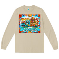 Mushroom happy thanksgiving Long Sleeve Tee - CowhideDigitalArt