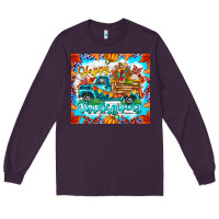Plum happy thanksgiving Long Sleeve Tee - CowhideDigitalArt