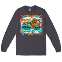 Smoke happy thanksgiving Long Sleeve Tee - CowhideDigitalArt