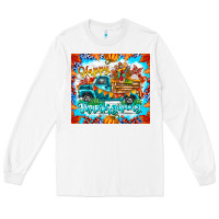 White happy thanksgiving Long Sleeve Tee - CowhideDigitalArt