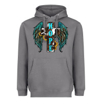 Storm Western Wings Cross Hope Heavyweight Hoodie - RanaPortraitStore