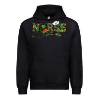 Black st patrick's day nurse Urban Hoodie - RanaPortraitStore