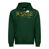 Forest Green st patrick's day nurse Urban Hoodie - RanaPortraitStore