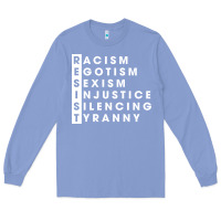 Colony Blue resist   political resistance Long Sleeve Tee - baoMotion