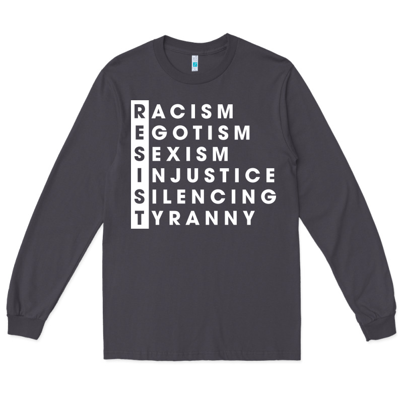 Resist   Political Resistance Long Sleeve Tee by baoMotion | Teevron