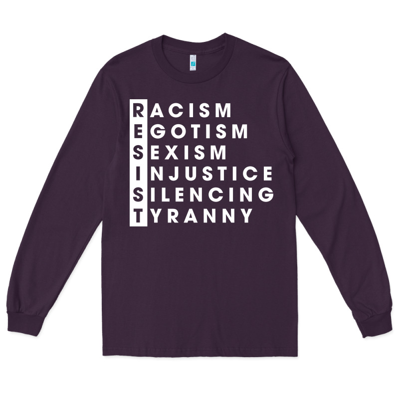 Resist   Political Resistance Long Sleeve Tee by baoMotion | Teevron