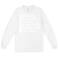 White resist   political resistance Long Sleeve Tee - baoMotion