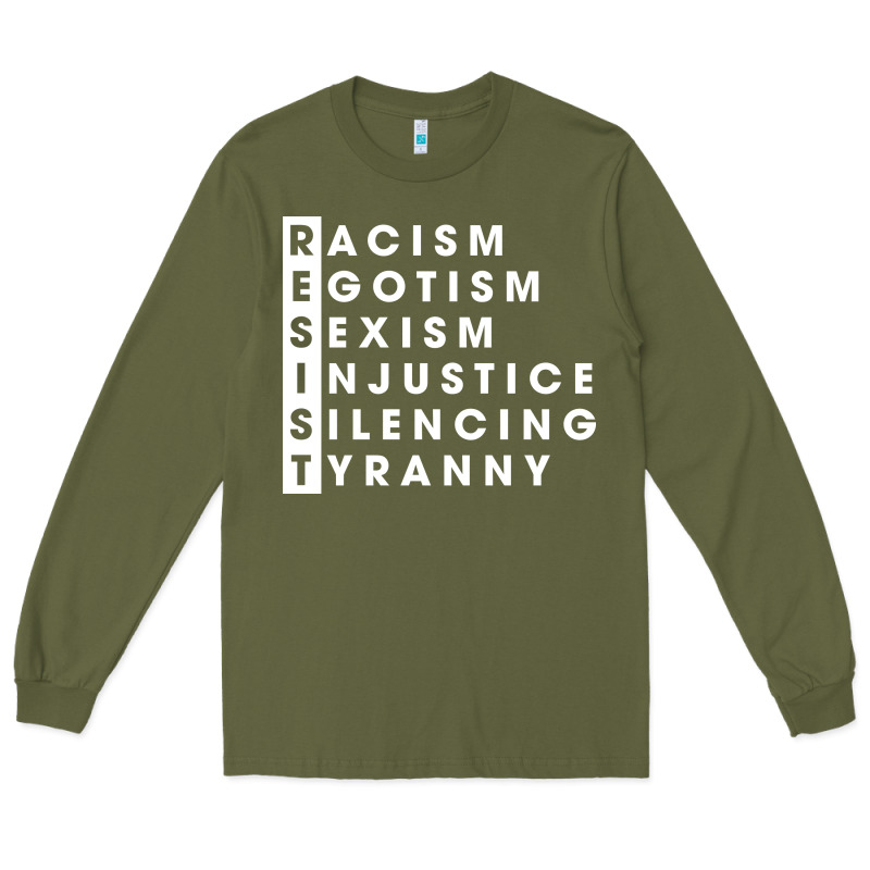 Resist   Political Resistance Long Sleeve Tee by baoMotion | Teevron