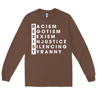 Chestnut resist   political resistance Long Sleeve Tee - baoMotion