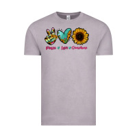 Vintage Zinc Peace Love Sunshine Vintage Tee - RanaPortraitStore