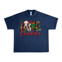 Navy love christmas holstein heifer Urban Heavy Tee - FaDigitalArtStudio