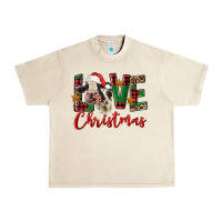 Love Christmas Holstein Heifer Urban Heavy Tee | Teevron