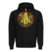 Black Softball Leopard  Christmas Zipper Hoodie - RanaPortraitStore