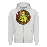 Dove Grey Softball Leopard  Christmas Zipper Hoodie - RanaPortraitStore