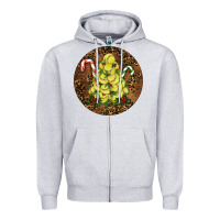Heather Grey Softball Leopard  Christmas Zipper Hoodie - RanaPortraitStore