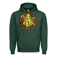 Sports Green Softball Leopard  Christmas Zipper Hoodie - RanaPortraitStore