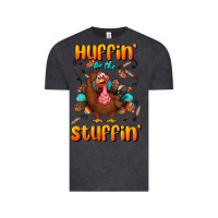 Vintage Black huffin' for the stuffin' Vintage Tee - BundleAndBundleShop