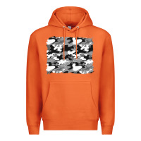 Carrot black and white camouflage background Premium Hoodie - Artiststas
