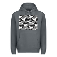 Rock black and white camouflage background Premium Hoodie - Artiststas