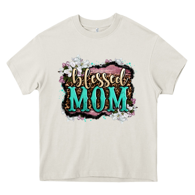 Blessed Mom Heavy Core Tee by OliviaCreatesArt | Teevron