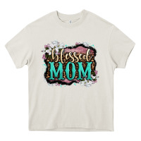 Cream blessed mom Heavy Core Tee - OliviaCreatesArt