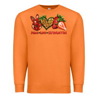 Carrot peace love strawberries Premium Sweatshirt - Jasminsmagicworld