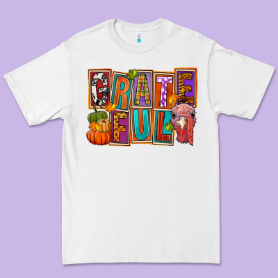 Grateful Thanksgiving Premium Tee Designed By Fadigitalartstudio
