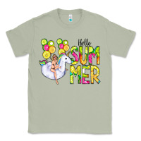 Matcha Hello Summer Unicorn Classic Tee - CowCowDesign