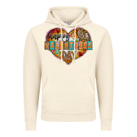 Vintage Artic Happy Valentınes Day Vintage Hoodie - CowhideDigitalArt