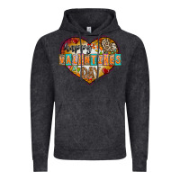 Vintage Black Happy Valentınes Day Vintage Hoodie - CowhideDigitalArt