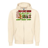 Sandshell Torn between lookin' like a snack and eatin' one Zipper Hoodie - RanaPortraitStore