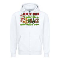 White Torn between lookin' like a snack and eatin' one Zipper Hoodie - RanaPortraitStore