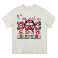Cream i've got a bus full of valentine Heavy Core Tee - OliviaCreatesArt