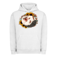 Pigment Lunar Rock happy hedgehog sunflower leopard Urban Hoodie - Jasminsmagicworld