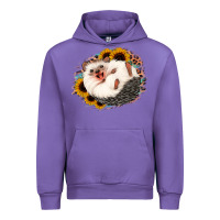Tulip happy hedgehog sunflower leopard Urban Hoodie - Jasminsmagicworld