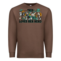 Chestnut this mama loves her herd goats Premium Sweatshirt - Jasminsmagicworld