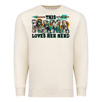 Sandshell this mama loves her herd goats Premium Sweatshirt - Jasminsmagicworld