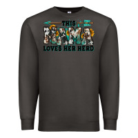 Smoke this mama loves her herd goats Premium Sweatshirt - Jasminsmagicworld