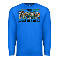 True Royal this mama loves her herd goats Premium Sweatshirt - Jasminsmagicworld