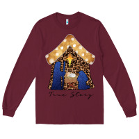Burgundy True Story Black Long Sleeve Tee - CowhideDigitalArt